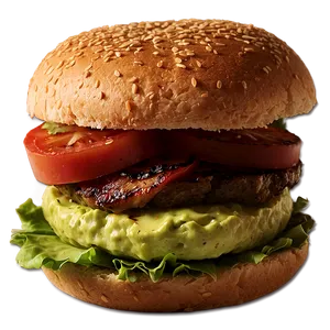 Avocado Blt Burger Classic PNG Mdn PNG