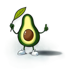 Avocado Character PNG Ufs PNG