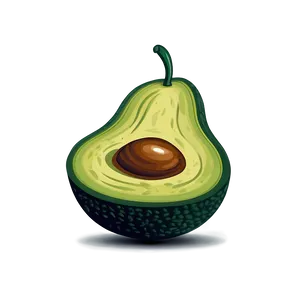 Avocado Mascot PNG 3 PNG