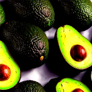Avocado Party PNG 05242024 PNG