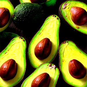 Avocado Party PNG 05242024 PNG