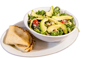 Avocado Saladwith Pita Bread