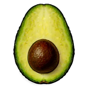 Avocado Sliced Png Jek PNG image