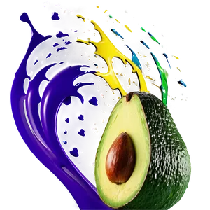Avocado Splash PNG 18 PNG