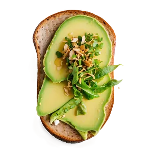 Avocado Toast Morning PNG Phs63