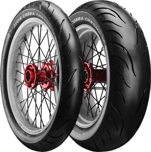 Avon Cobra Chrome Motorcycle Tyres PNG image