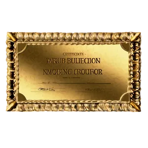 Award Certificate PNG 55
