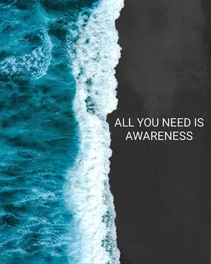 Awareness Ocean Wave Aerial View PNG image