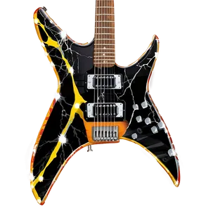 Awesome Lightning Guitar Png 06232024 PNG image