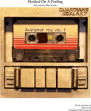 Awesome Mix Vol1 Cassette Tape PNG image