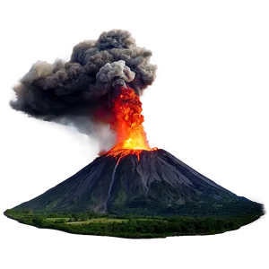 Awesome Volcanic Eruption Png Nlr PNG image