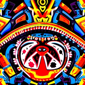 Aztec Pottery PNG Geg63 PNG