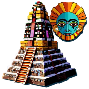 Aztec Temples PNG Ofl
