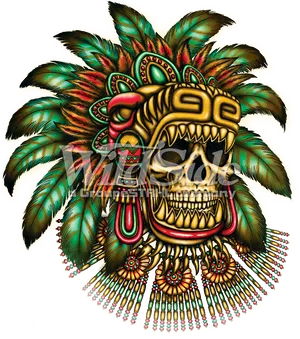 Aztec_ Warrior_ Artwork