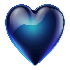 Azure Blue Heart Emoji Png Oaq PNG image