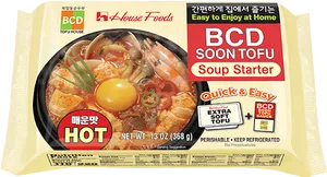B C D Soon Tofu Soup Starter Packaging PNG