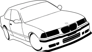 B M W Car Line Art PNG image