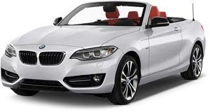 B M W Convertible Silver Red Interior PNG