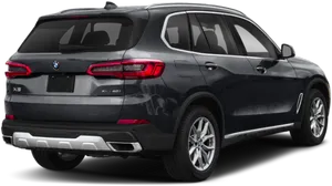B M W X5 S U V Rear View PNG