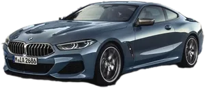 B M W8 Series Coupe Side View PNG