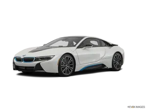 B M Wi8 White Side View PNG