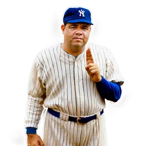 Babe Ruth B PNG image