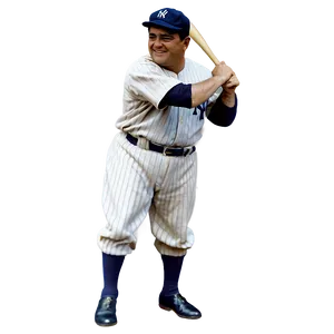 Babe Ruth Baseball Card Png Aiy92 PNG image