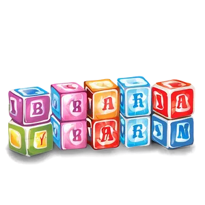 Baby Blocks Clipart Png Bux PNG image