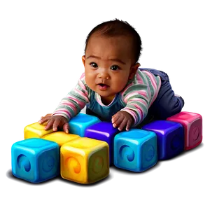Baby Blocks Illustration PNG Iom
