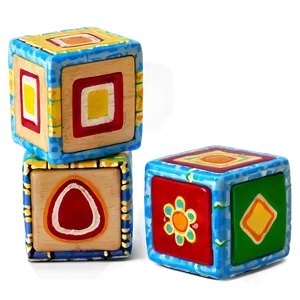 Baby Blocks In Blue PNG Hie