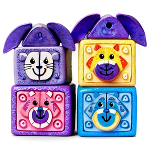 Baby Blocks With Animals PNG 06212024 PNG