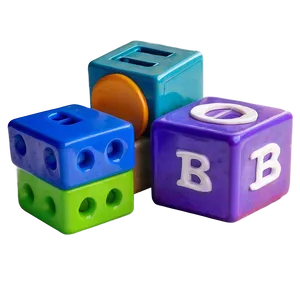 Baby Blocks With Letters PNG 06212024