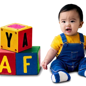 Baby Blocks With Name PNG Vea PNG