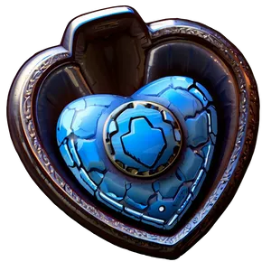 Baby Blue Heart Icon PNG 71
