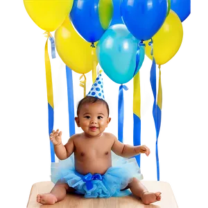 Baby Boy First Birthday Ideas PNG Qpc
