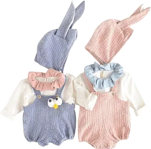 Baby Bunny Ears Outfits PNG image