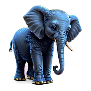 Baby Elephant Cartoon Png Hhr57 PNG image