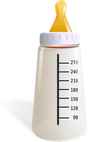 Baby Feeding Bottle PNG image