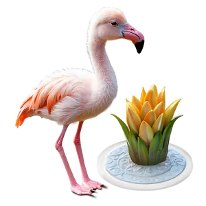 Baby Flamingo First Steps PNG 27 PNG