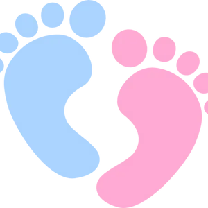 Baby Footprint Graphic PNG image