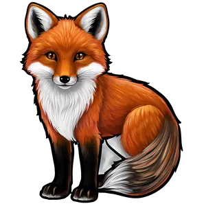 Baby Fox Drawing Png Nfd49 PNG image