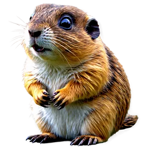 Baby Gopher Cute Png 06292024 PNG image