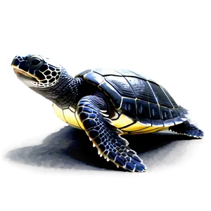 Baby Leatherback Turtle Adventure Png 06292024 PNG image