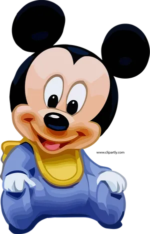 Baby Mickey Mouse Cartoon PNG image