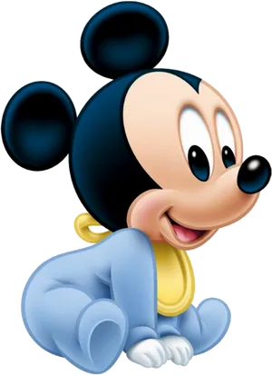 Baby_ Mickey_ Mouse_ Smiling.png PNG image
