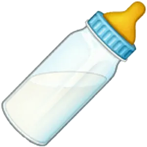 Baby Milk Bottle Icon PNG image