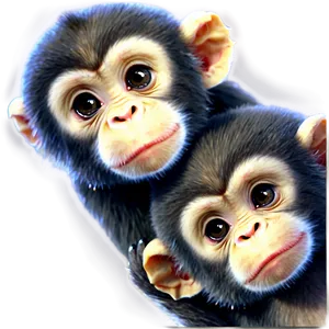 Baby Monkey Face Png 18 PNG image