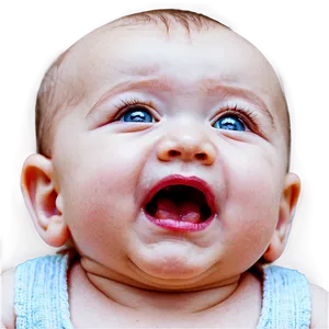 Baby Open Mouth Crying Png 06212024 PNG image