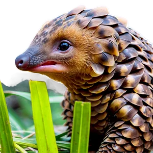 Baby Pangolin In Habitat Png 06212024 PNG image