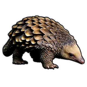 Baby Pangolin In Habitat Png 94 PNG image